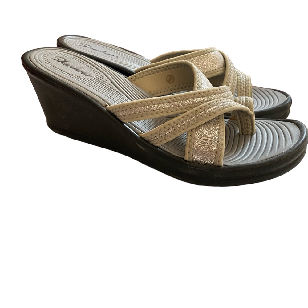 Skechers silver/grey wedge